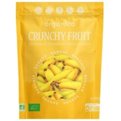 BANANE CRUNCHY FRUIT BIO - 100% Bananes Biologiques Lyophilisées
