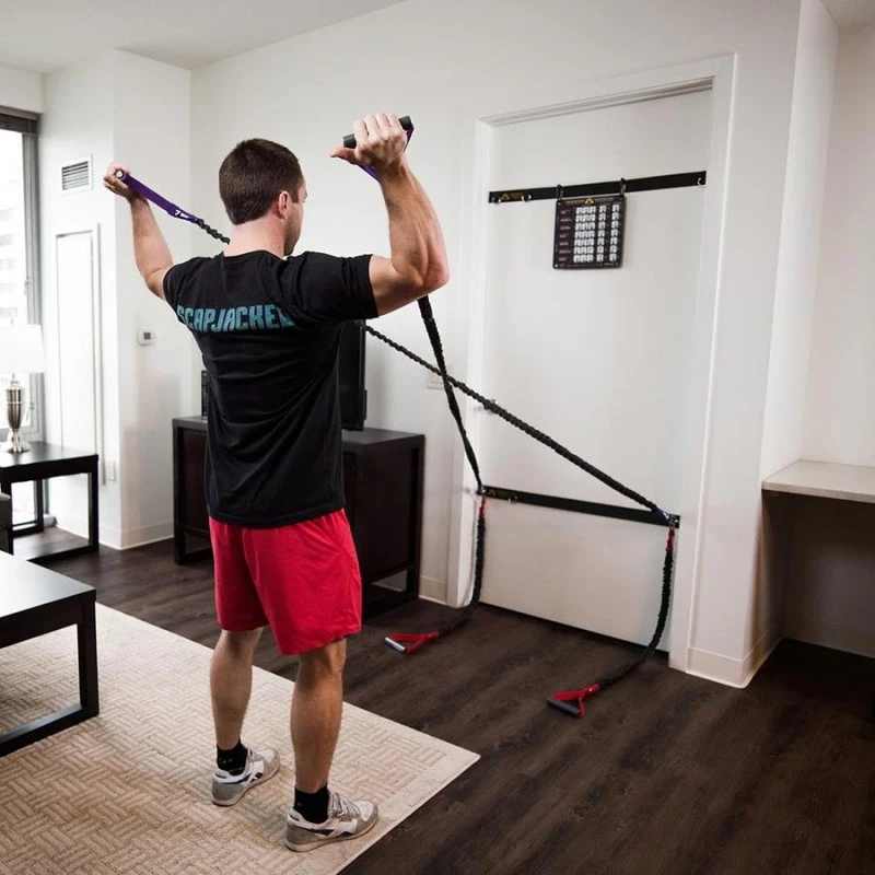 CROSSOVER SYMMETRY® Pack Épaule - 2 Paires De Sangles De Résistance + 4 Sangles Rack à Squat – Image 3