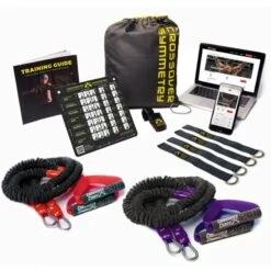 CROSSOVER SYMMETRY® Pack Épaule - 2 Paires De Sangles De Résistance + 4 Sangles Rack à Squat