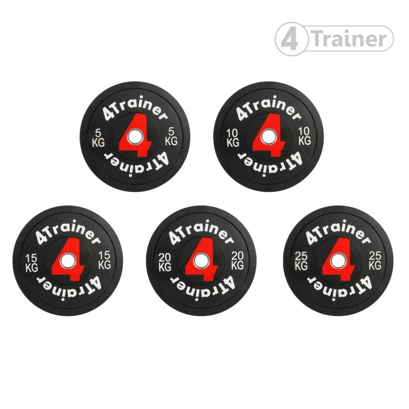 Disque Olympique - Bumper De Musculation Pour Barre D'Haltérophilie - 4Trainer – Image 3
