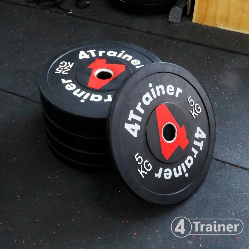Disque Olympique - Bumper De Musculation Pour Barre D'Haltérophilie - 4Trainer – Image 7