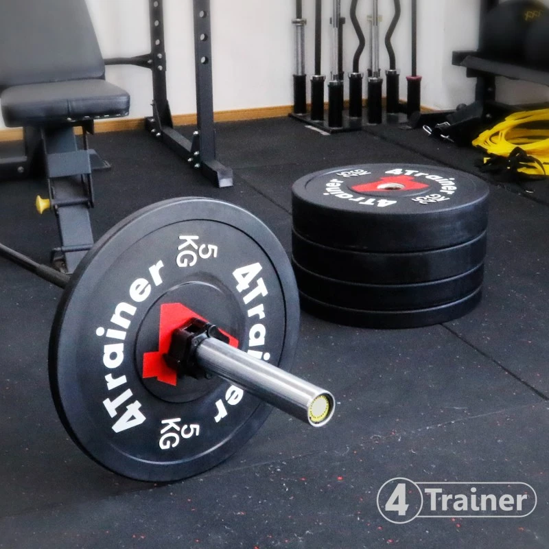 Disque Olympique - Bumper De Musculation Pour Barre D'Haltérophilie - 4Trainer – Image 9