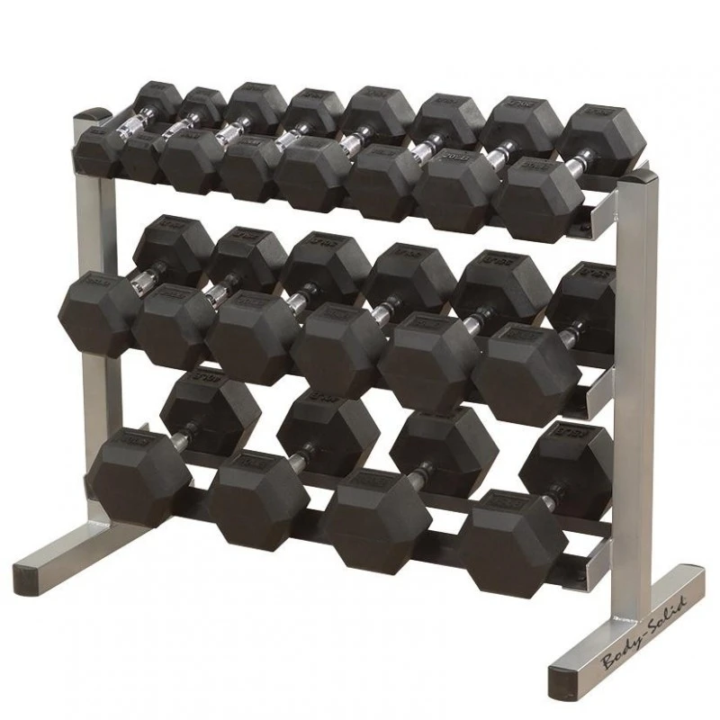 Etagère De Rangement Complémentaire Pour Rack Haltères 2 Niveaux Bodysolid – Image 3