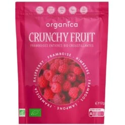 FRAMBOISE CRUNCHY FRUIT BIO - 100% Framboises Biologiques Lyophilisées