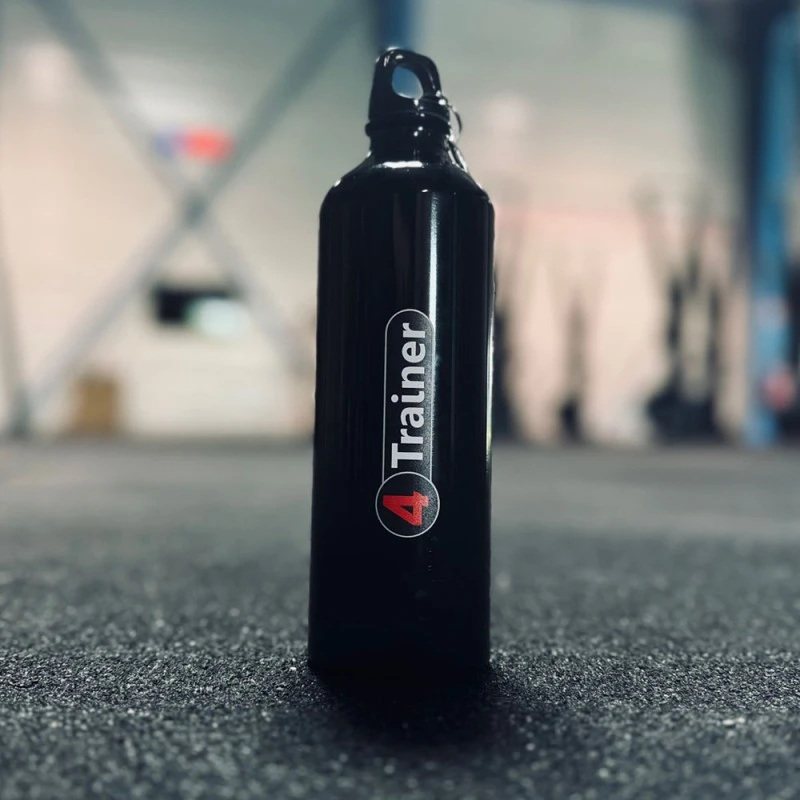 GOURDE ALU 0,75L - Bouchon à Vis Et Mousqueton - 4TRAINER – Image 4