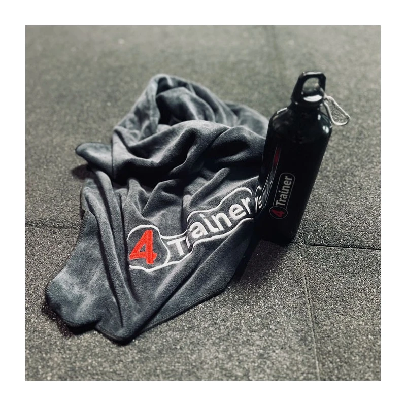 GOURDE ALU 0,75L - Bouchon à Vis Et Mousqueton - 4TRAINER – Image 5