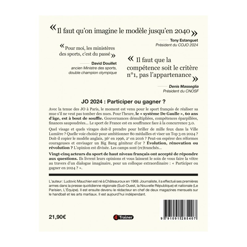 JO 2024 : Participer Ou Gagner ? - 4TRAINER Editions – Image 2