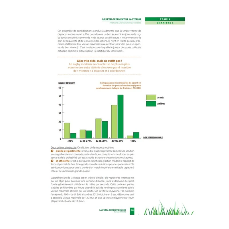 La Prépa Physique Rugby - Le Développement De La Vitesse - 4TRAINER Editions – Image 4