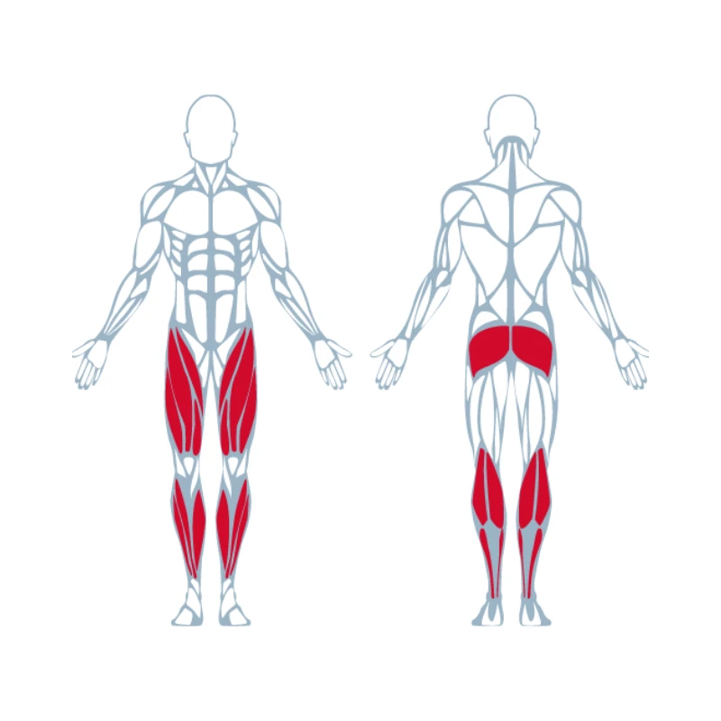 KEISER A400 Leg Press - Machine De Musculation Quadriceps à Résistance Pneumatique – Image 3