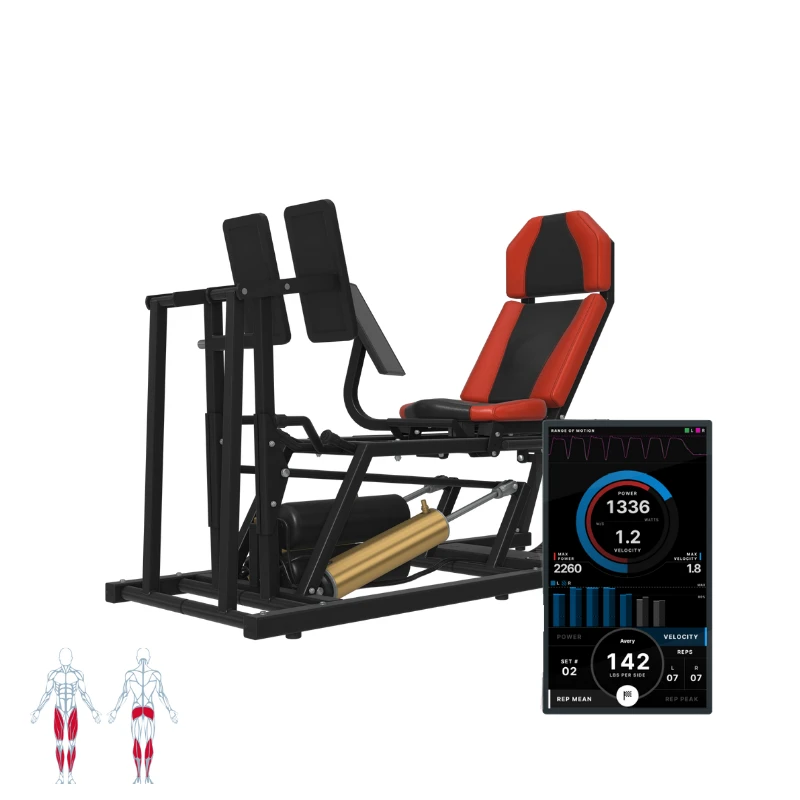 KEISER A400 Leg Press - Machine De Musculation Quadriceps à Résistance Pneumatique