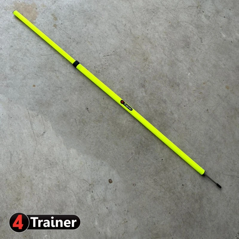 PIQUETS SLALOM TELESCOPIQUES - Pointe Acier Jaune - LOT DE 6 - 1m à 1,80m - 4TRAINER – Image 3
