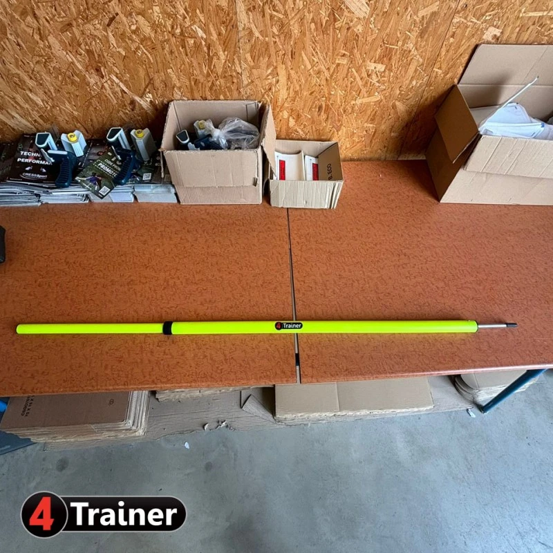 PIQUETS SLALOM TELESCOPIQUES - Pointe Acier Jaune - LOT DE 6 - 1m à 1,80m - 4TRAINER – Image 4