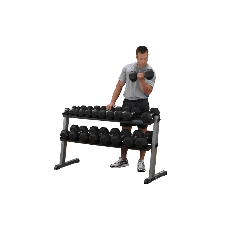 Rack De Rangement Pour Haltères 2 Niveaux Bodysolid