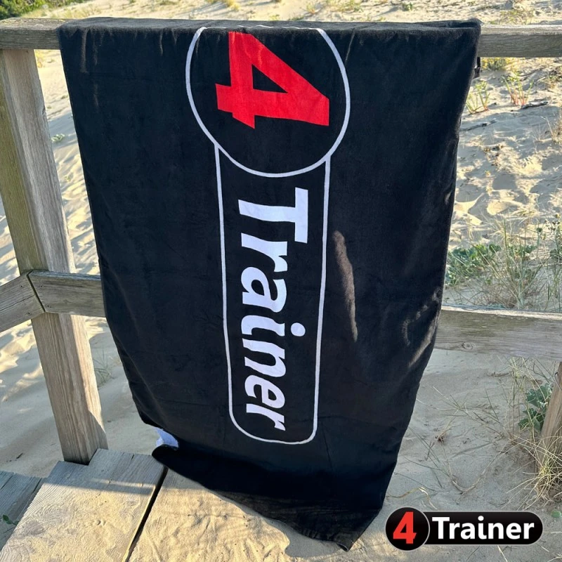 Serviette PLAGE - Logo 4TRAINER - 150cm X 70cm - 100% Coton - 4TRAINER – Image 2