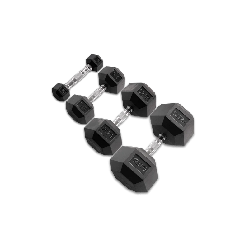 Set De 10 Haltères Hexagonales Avec Rack – Image 2