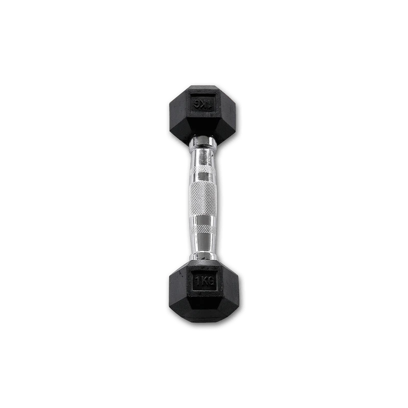 Set De 10 Haltères Hexagonales Avec Rack