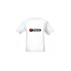 T-shirt Blanc à Manches Courtes 4Trainer